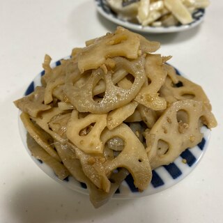 蓮根のバルサミコ炒め